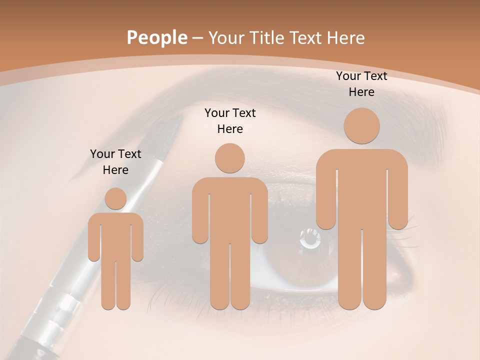 One Eyeshadows Arrows PowerPoint Template