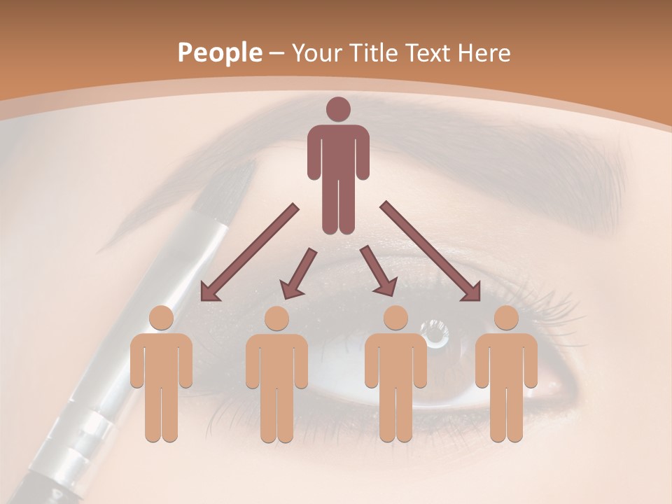 One Eyeshadows Arrows PowerPoint Template