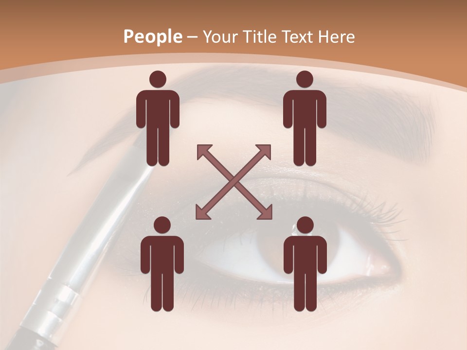 One Eyeshadows Arrows PowerPoint Template