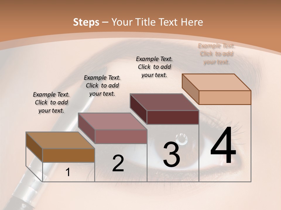 One Eyeshadows Arrows PowerPoint Template