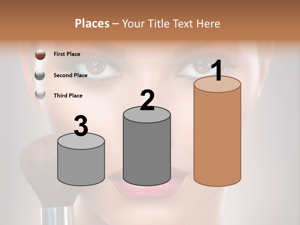 Shiny Closeup Applying PowerPoint Template
