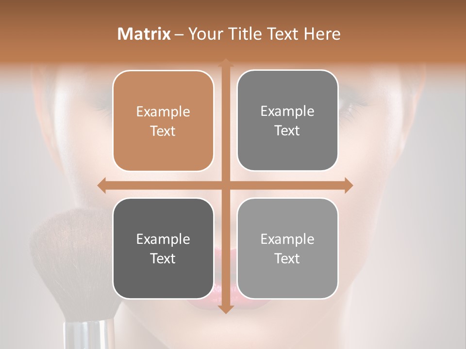 Shiny Closeup Applying PowerPoint Template