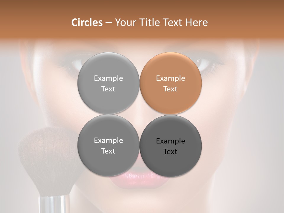 Shiny Closeup Applying PowerPoint Template