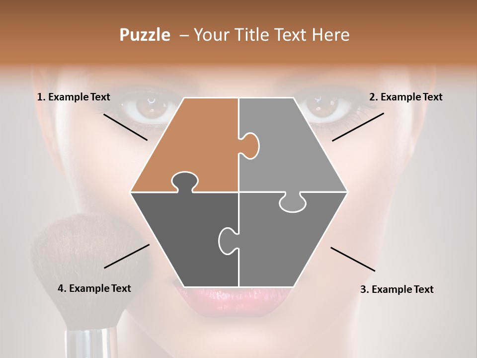 Shiny Closeup Applying PowerPoint Template