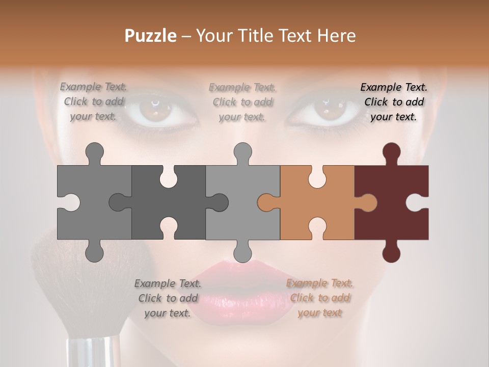 Shiny Closeup Applying PowerPoint Template