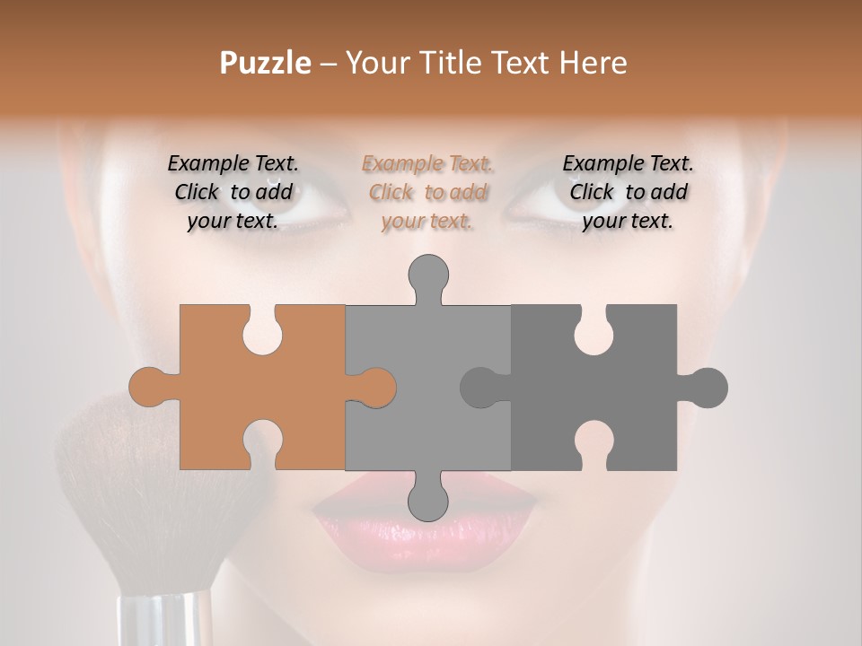 Shiny Closeup Applying PowerPoint Template