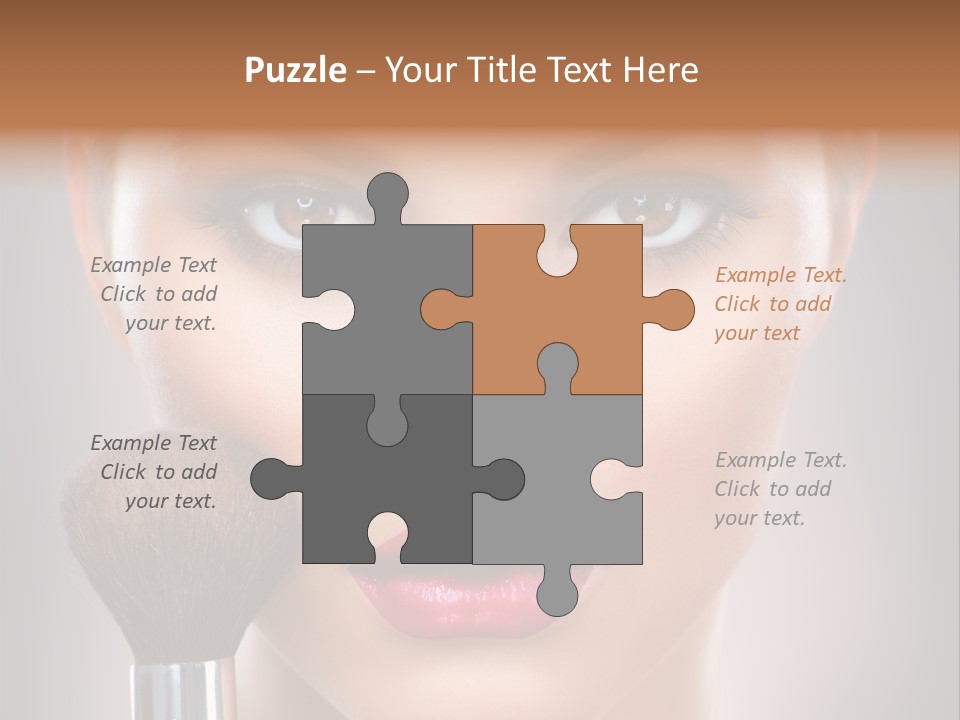 Shiny Closeup Applying PowerPoint Template