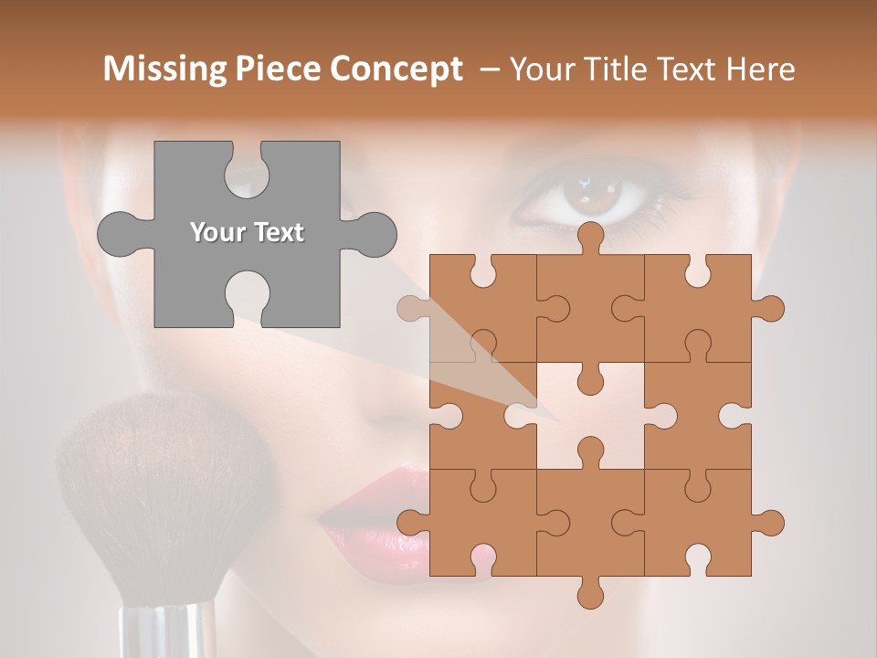 Shiny Closeup Applying PowerPoint Template