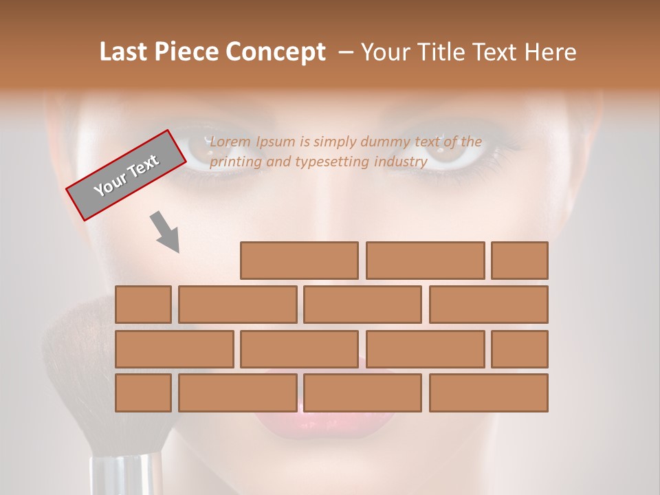 Shiny Closeup Applying PowerPoint Template