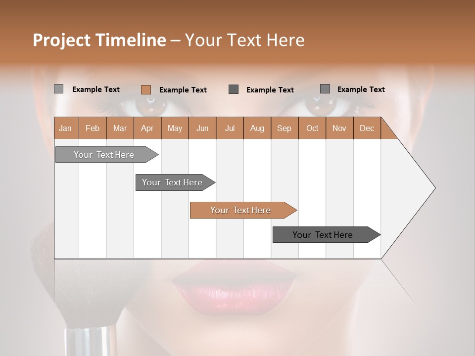 Shiny Closeup Applying PowerPoint Template