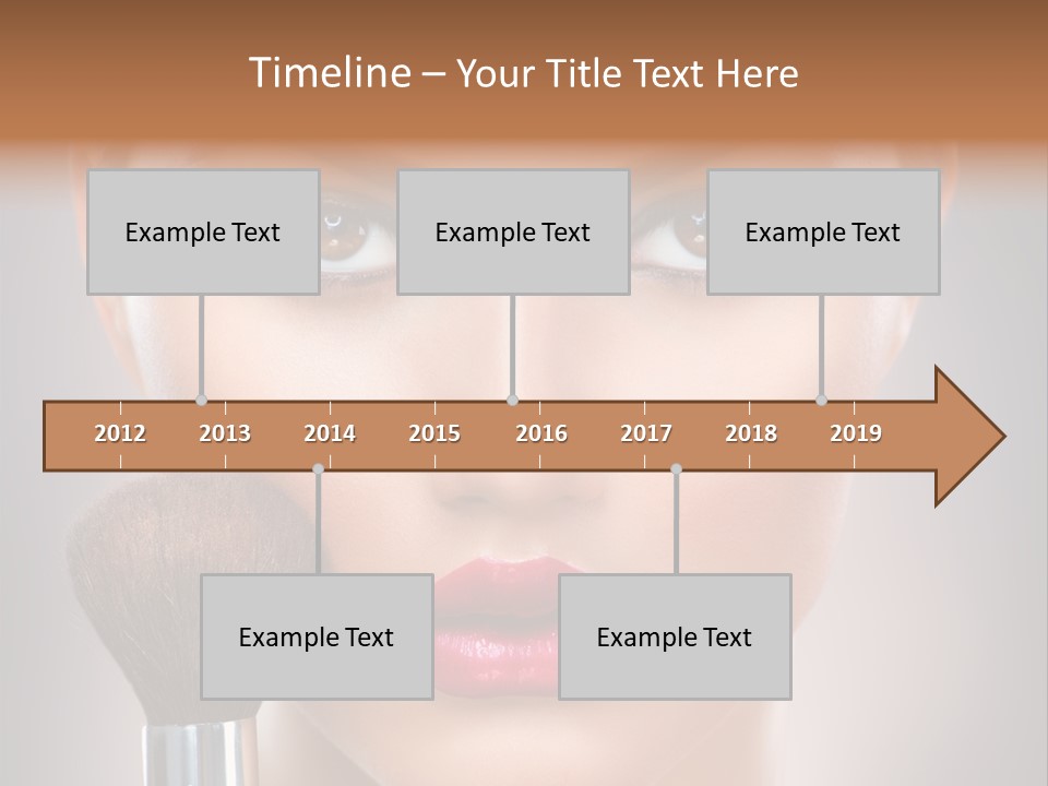 Shiny Closeup Applying PowerPoint Template