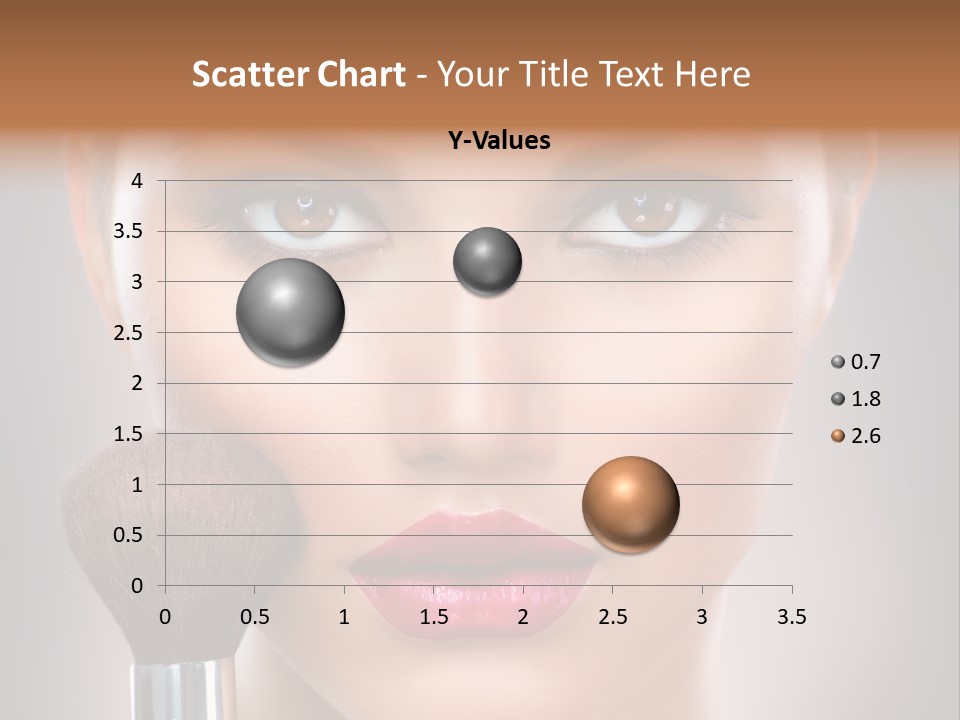 Shiny Closeup Applying PowerPoint Template