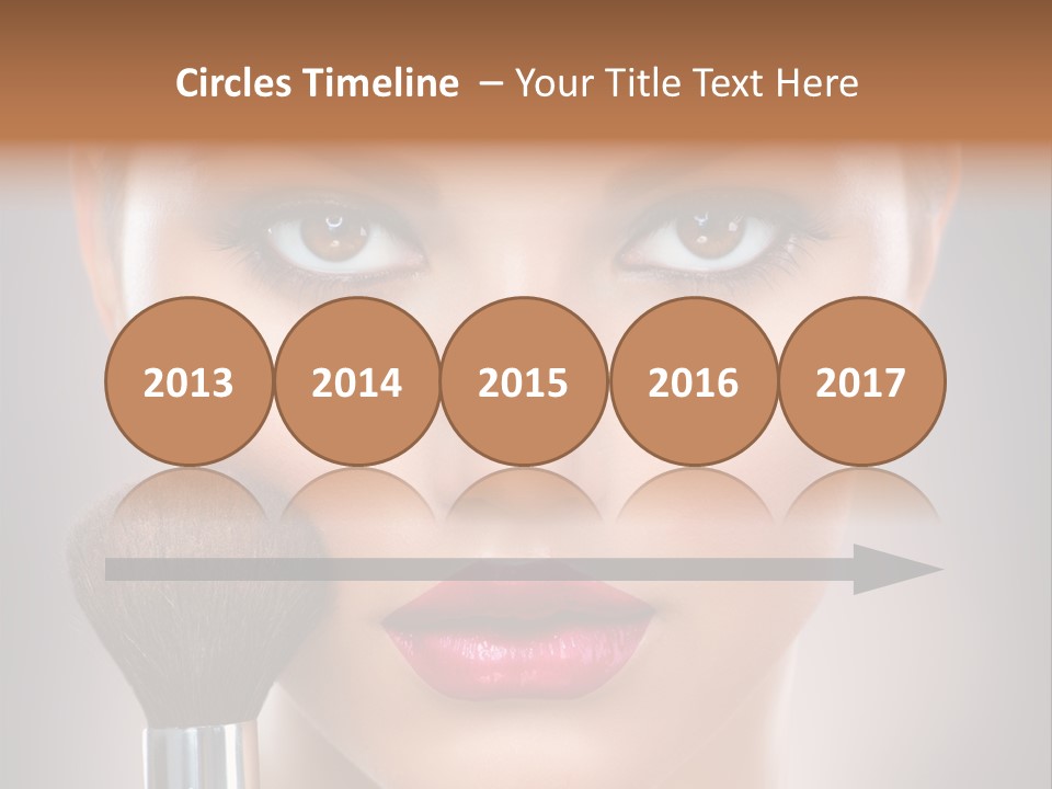 Shiny Closeup Applying PowerPoint Template