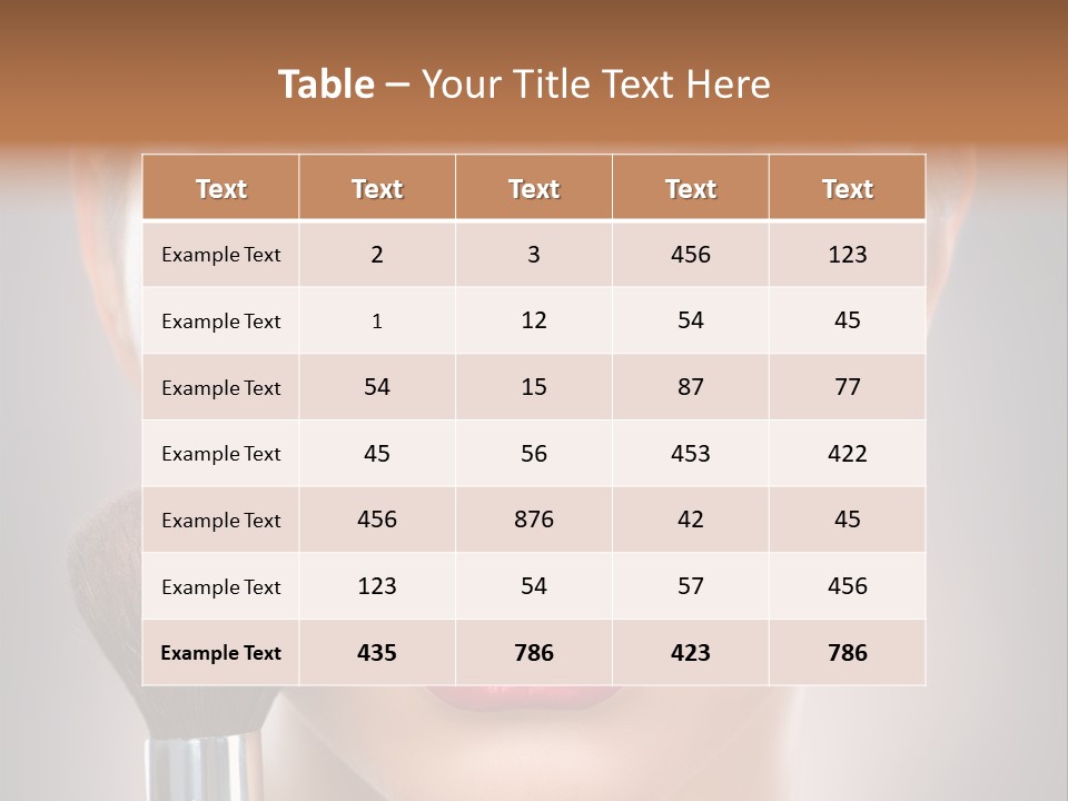 Shiny Closeup Applying PowerPoint Template