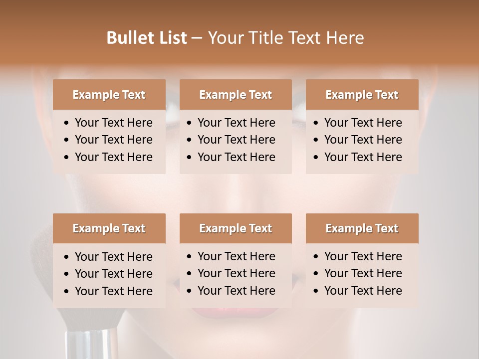 Shiny Closeup Applying PowerPoint Template