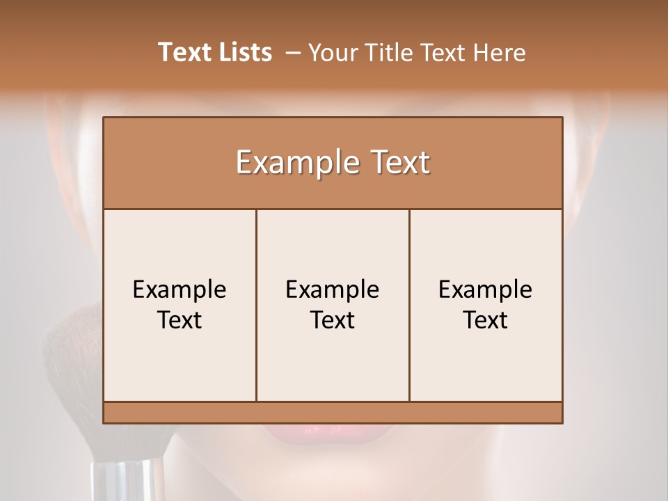 Shiny Closeup Applying PowerPoint Template