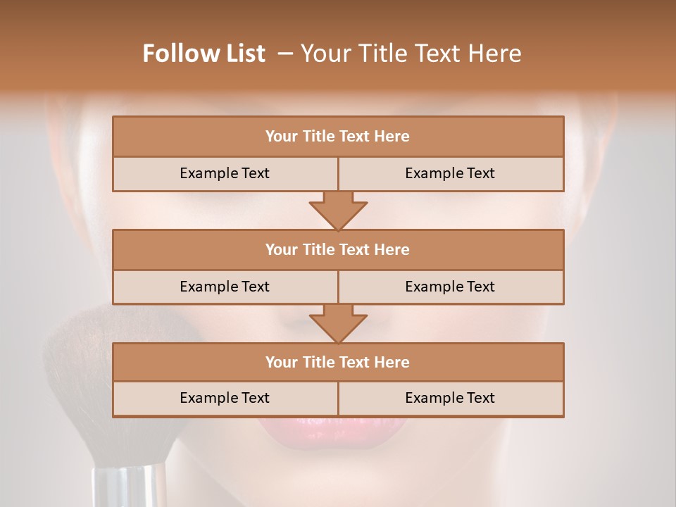 Shiny Closeup Applying PowerPoint Template