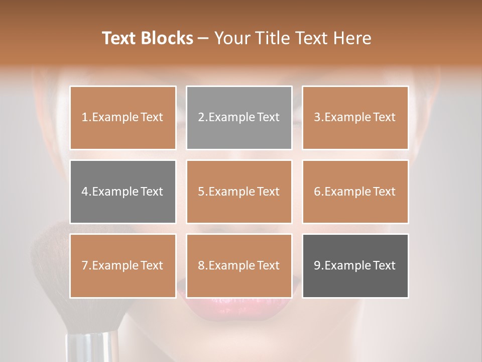 Shiny Closeup Applying PowerPoint Template