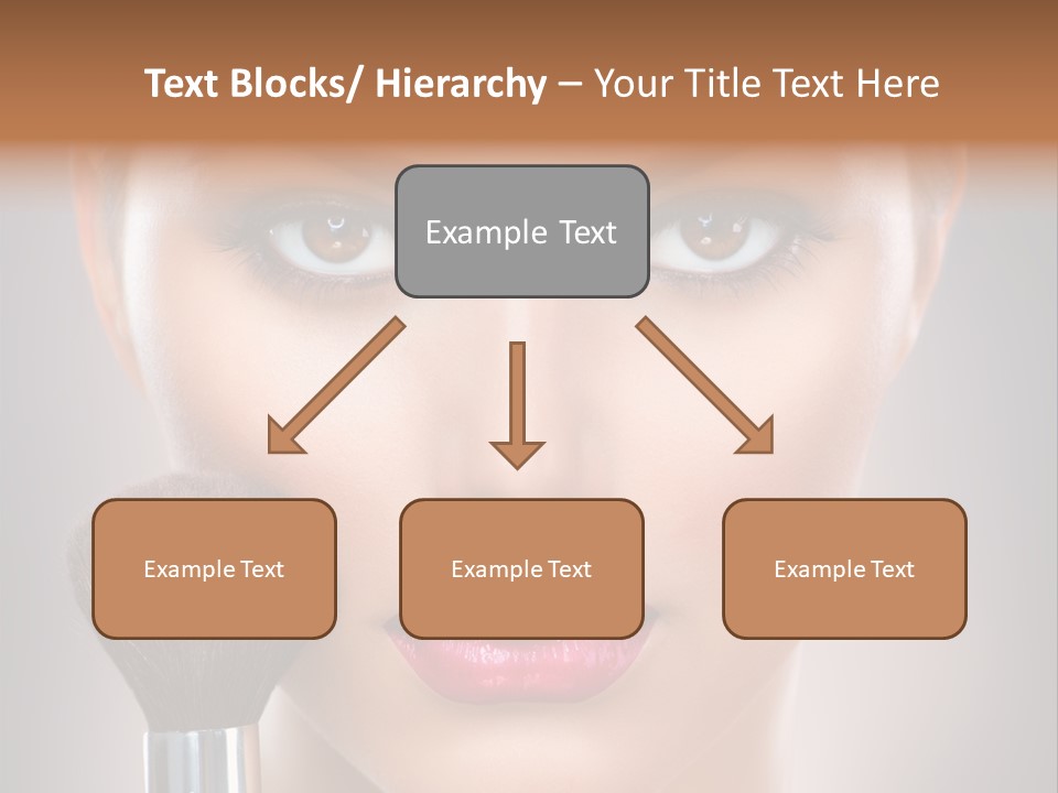 Shiny Closeup Applying PowerPoint Template
