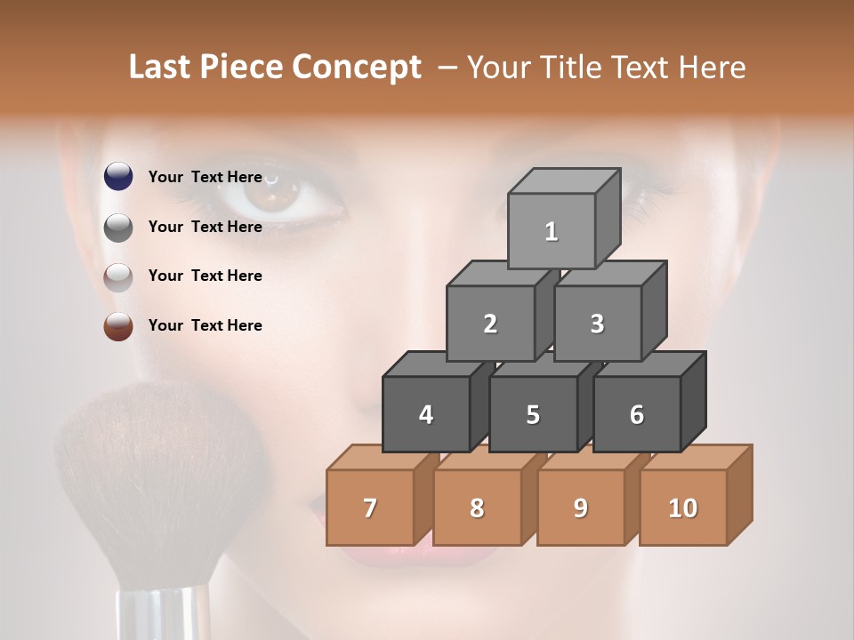 Shiny Closeup Applying PowerPoint Template