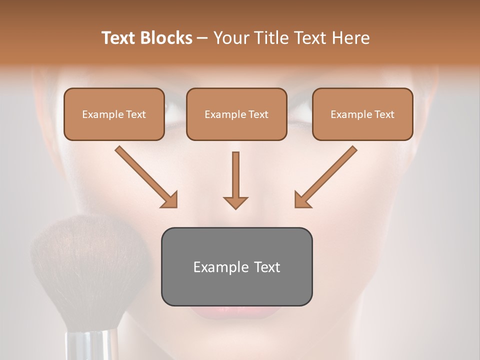 Shiny Closeup Applying PowerPoint Template