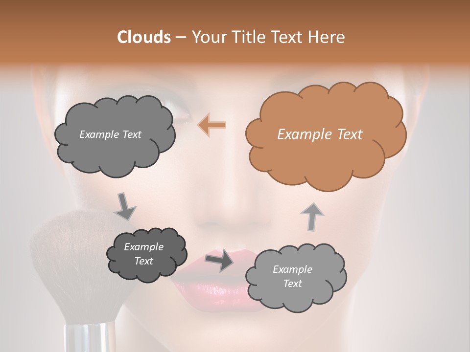 Shiny Closeup Applying PowerPoint Template