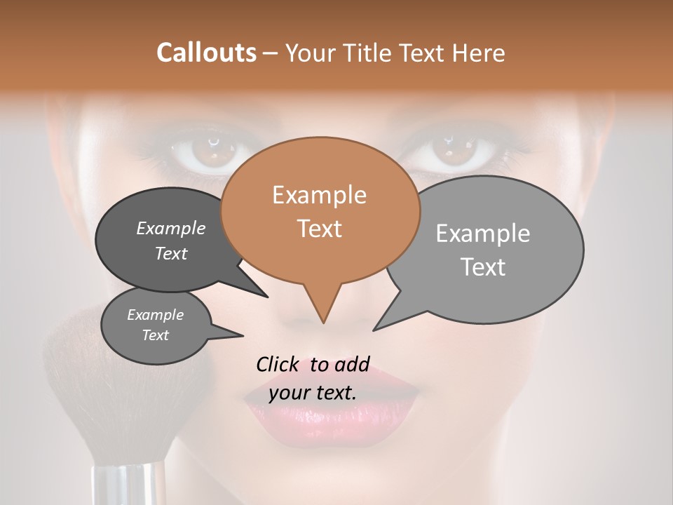 Shiny Closeup Applying PowerPoint Template