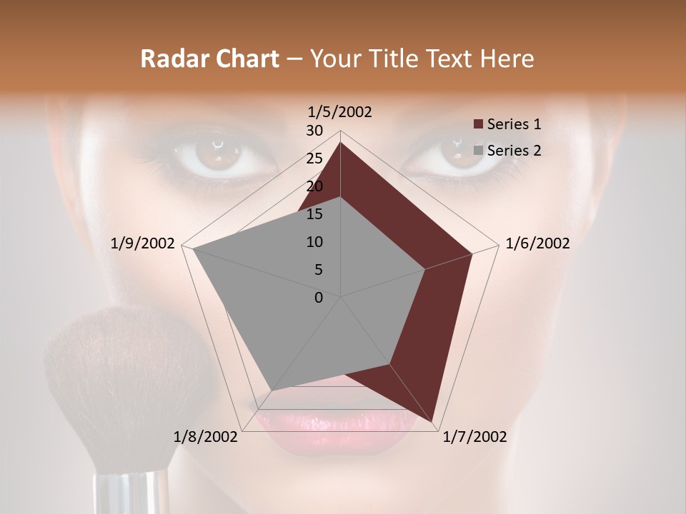 Shiny Closeup Applying PowerPoint Template