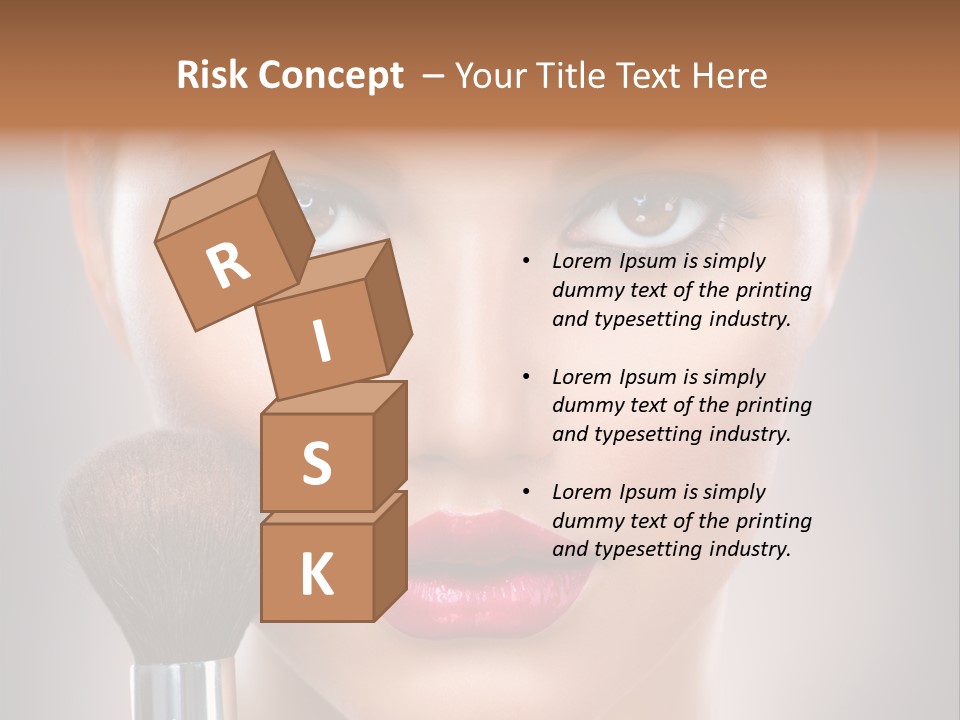 Shiny Closeup Applying PowerPoint Template