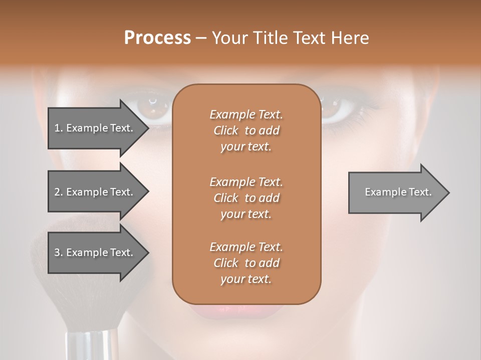Shiny Closeup Applying PowerPoint Template