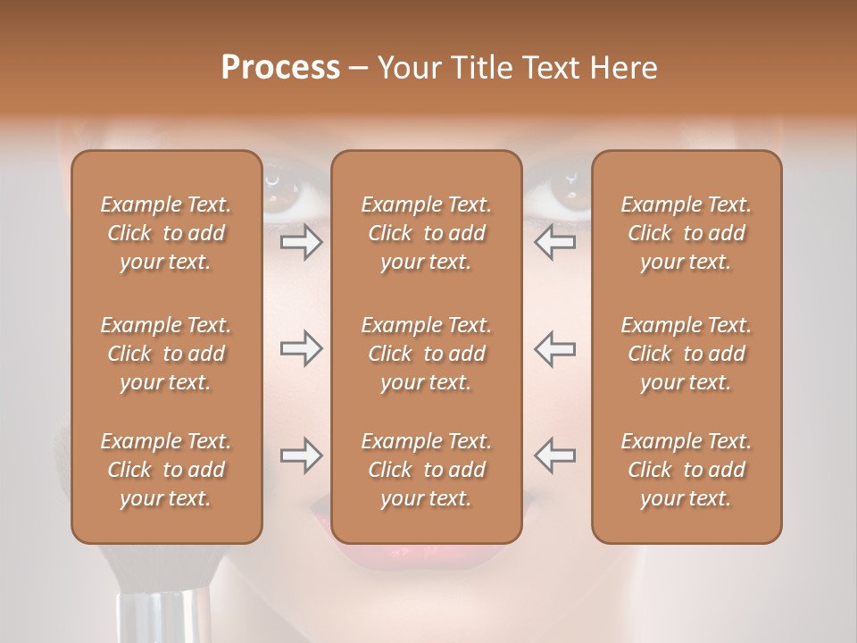 Shiny Closeup Applying PowerPoint Template