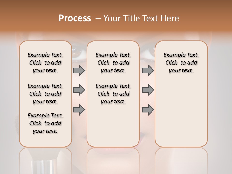 Shiny Closeup Applying PowerPoint Template
