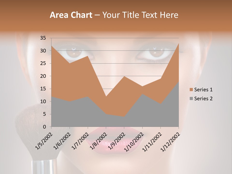 Shiny Closeup Applying PowerPoint Template