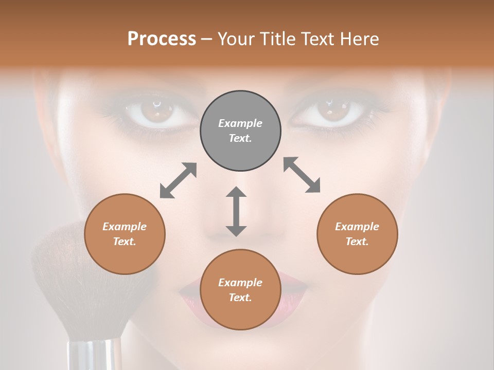 Shiny Closeup Applying PowerPoint Template
