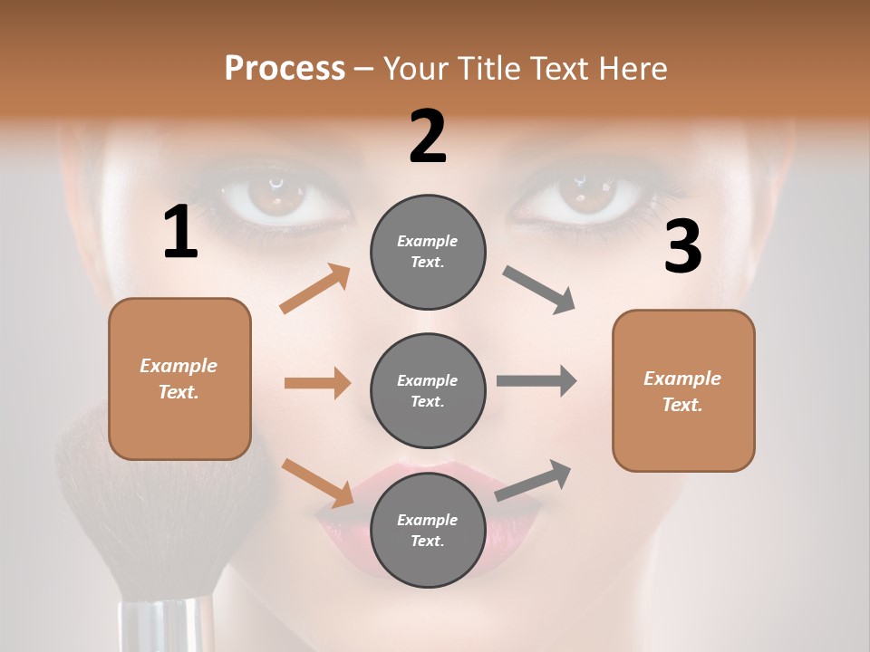 Shiny Closeup Applying PowerPoint Template