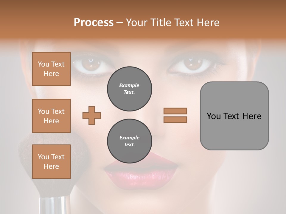 Shiny Closeup Applying PowerPoint Template
