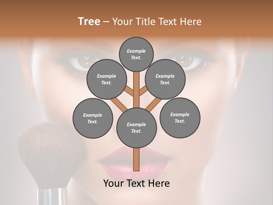 Shiny Closeup Applying PowerPoint Template