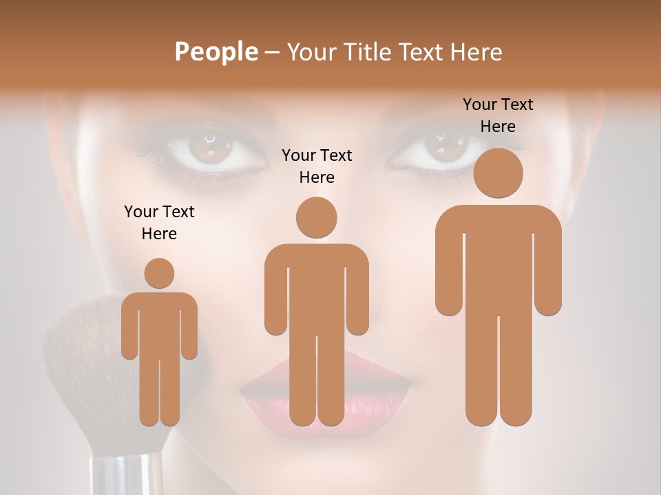 Shiny Closeup Applying PowerPoint Template