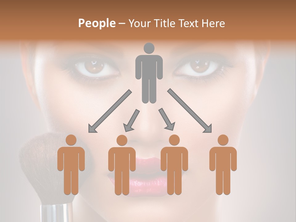 Shiny Closeup Applying PowerPoint Template