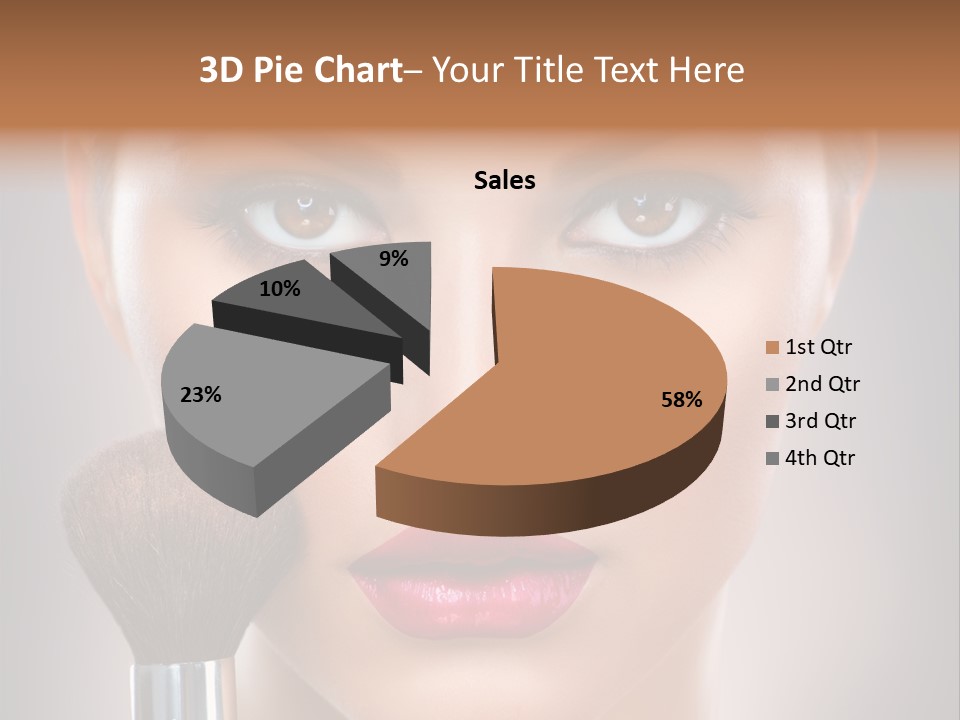 Shiny Closeup Applying PowerPoint Template