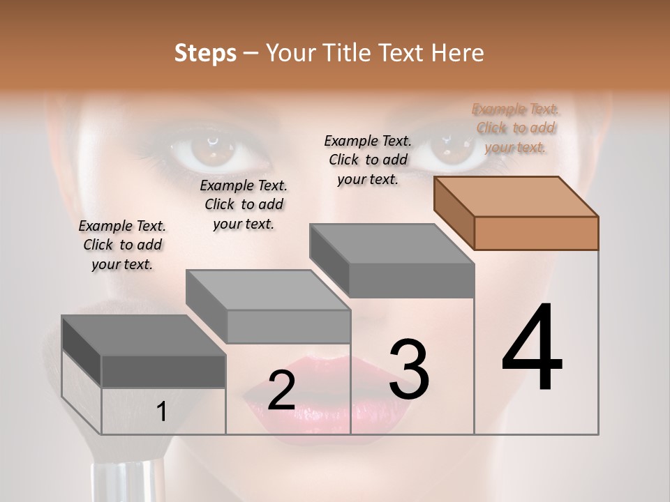 Shiny Closeup Applying PowerPoint Template