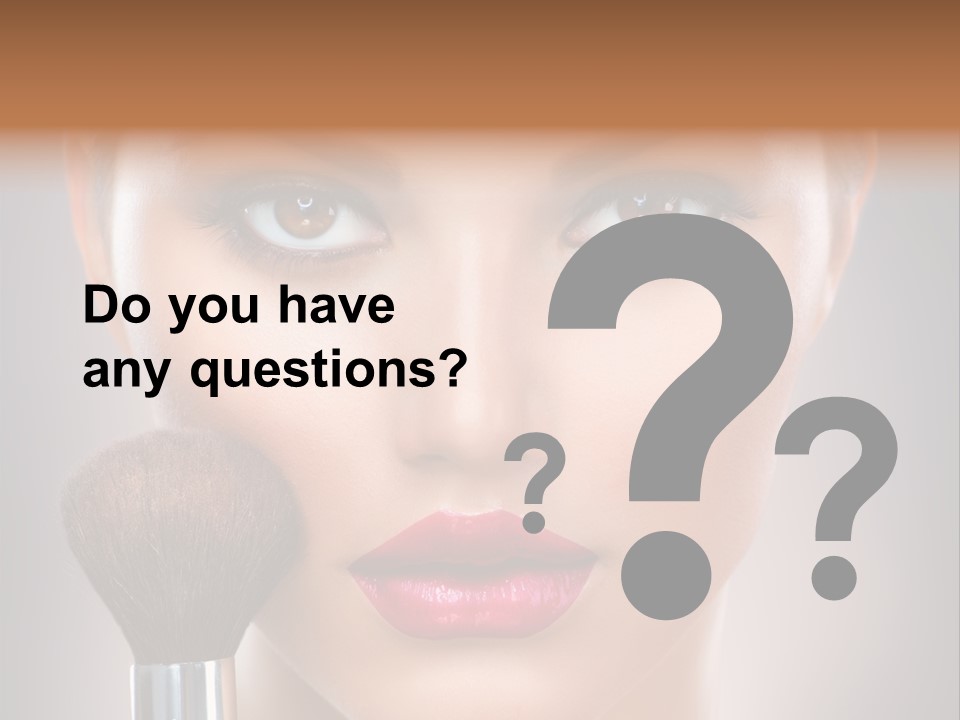 Shiny Closeup Applying PowerPoint Template