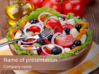 Healthy Nobody Objects PowerPoint Template