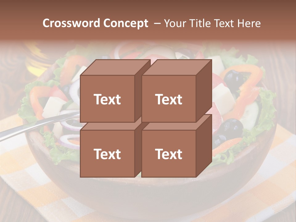 Healthy Nobody Objects PowerPoint Template