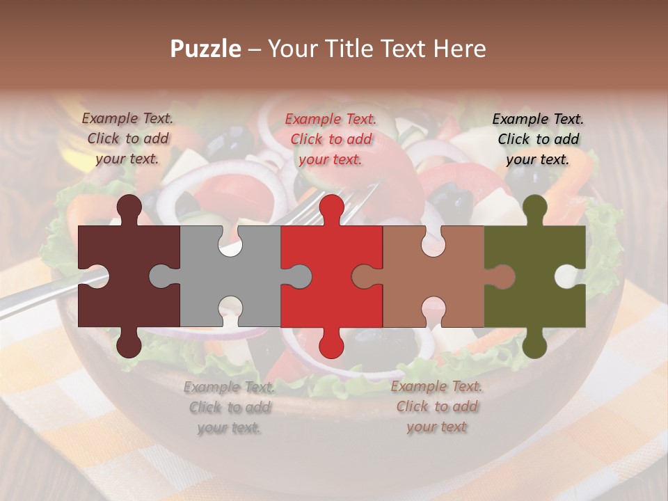 Healthy Nobody Objects PowerPoint Template