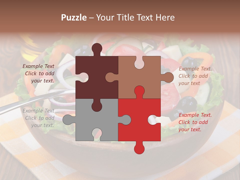 Healthy Nobody Objects PowerPoint Template