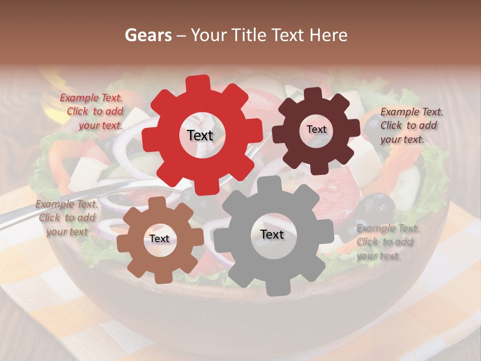 Healthy Nobody Objects PowerPoint Template