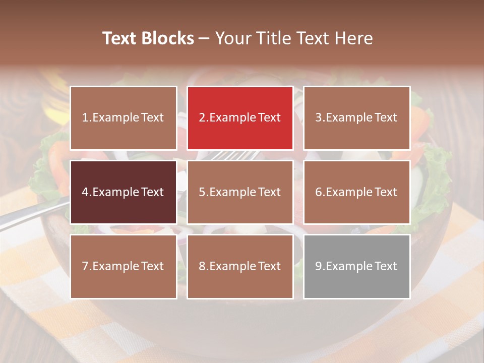 Healthy Nobody Objects PowerPoint Template