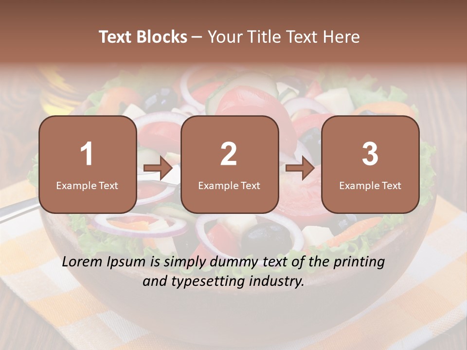 Healthy Nobody Objects PowerPoint Template