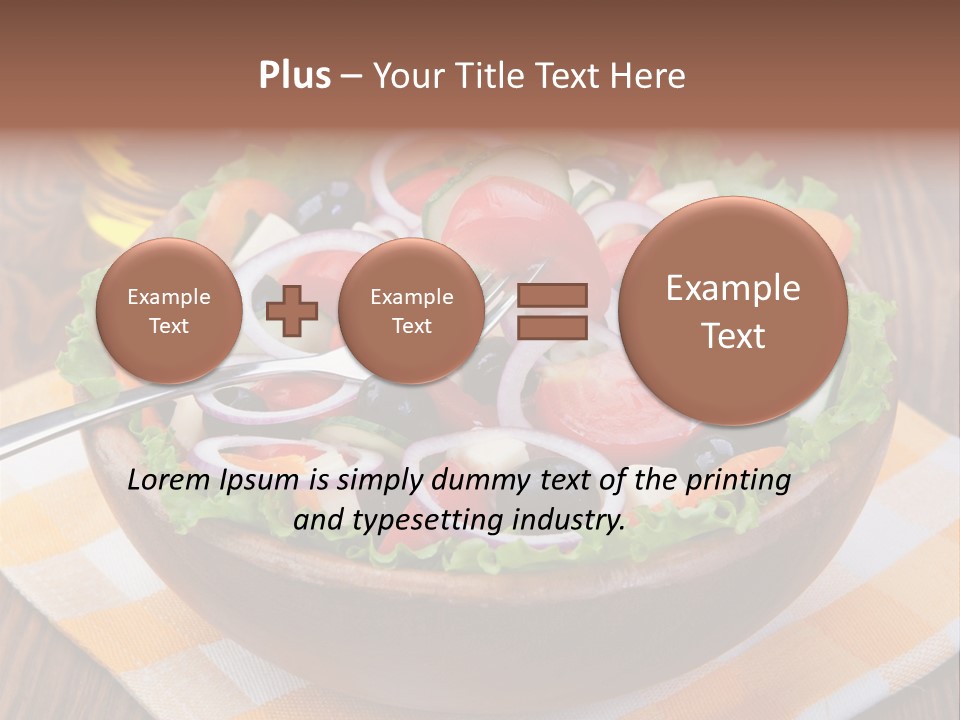Healthy Nobody Objects PowerPoint Template